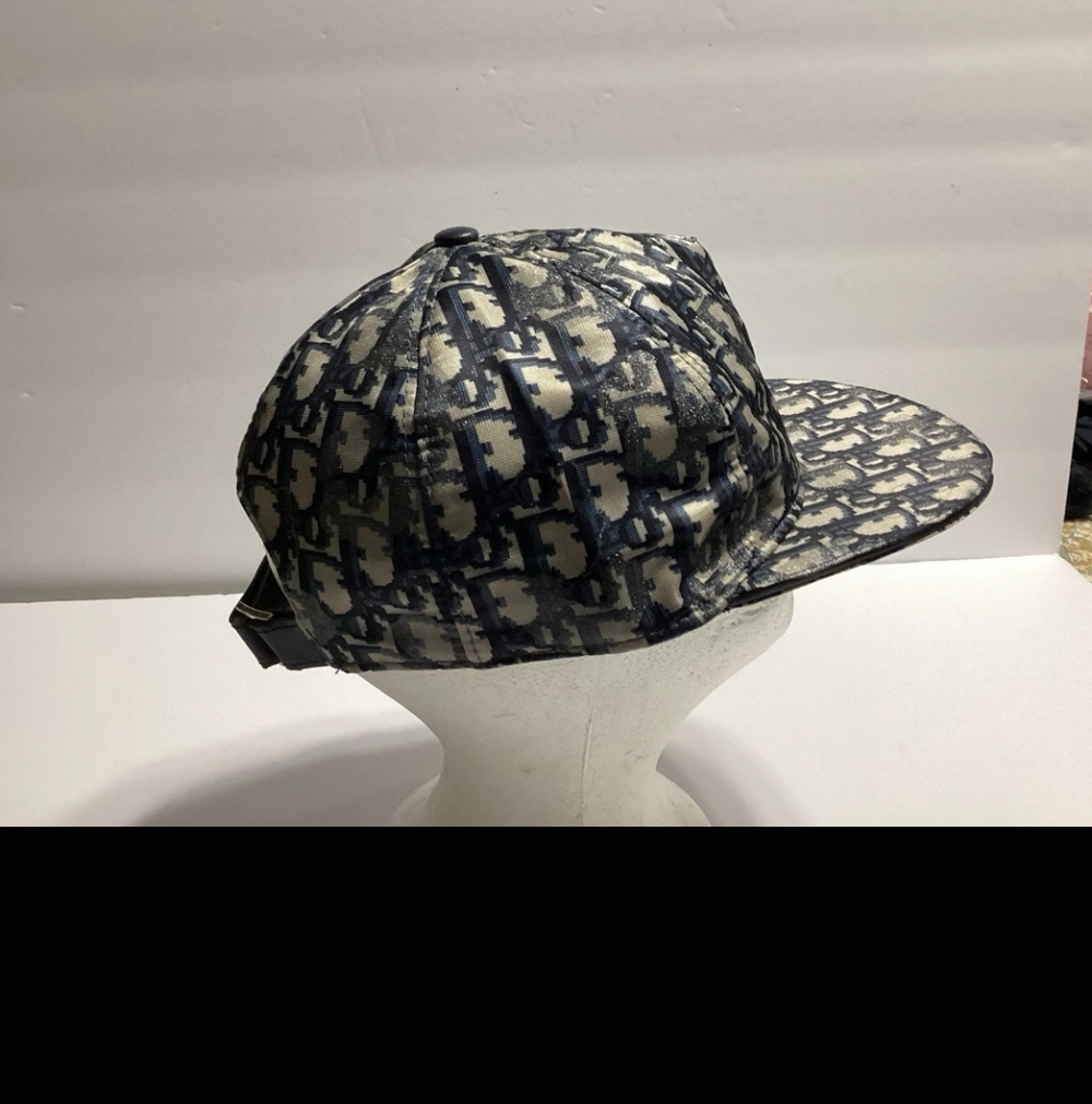 DIOR-Authentic Monogram CD Logo Baseball Hat - image 4
